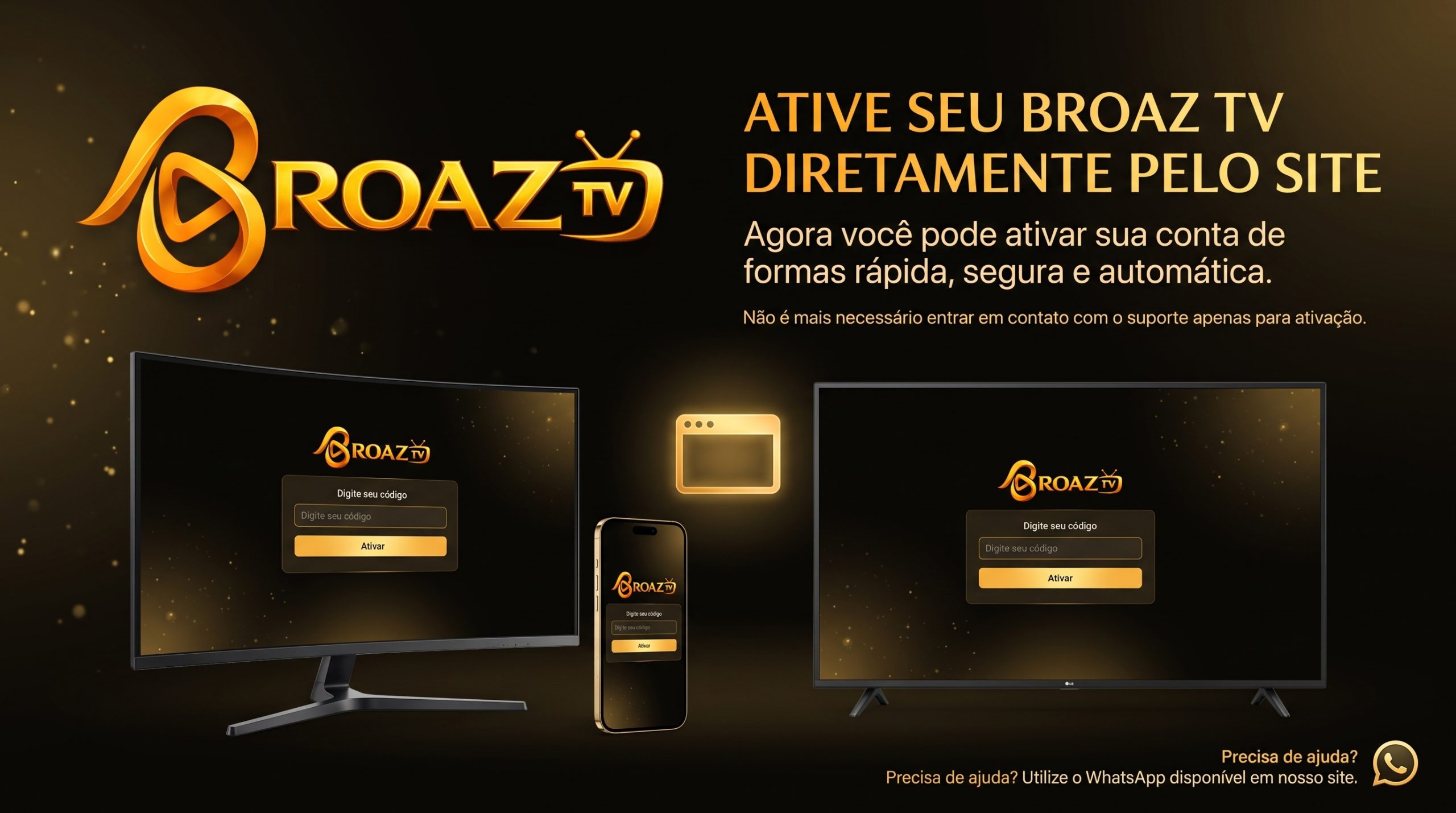 Leia mais sobre o artigo Ativação do BroAZ TV agora disponível pelo site